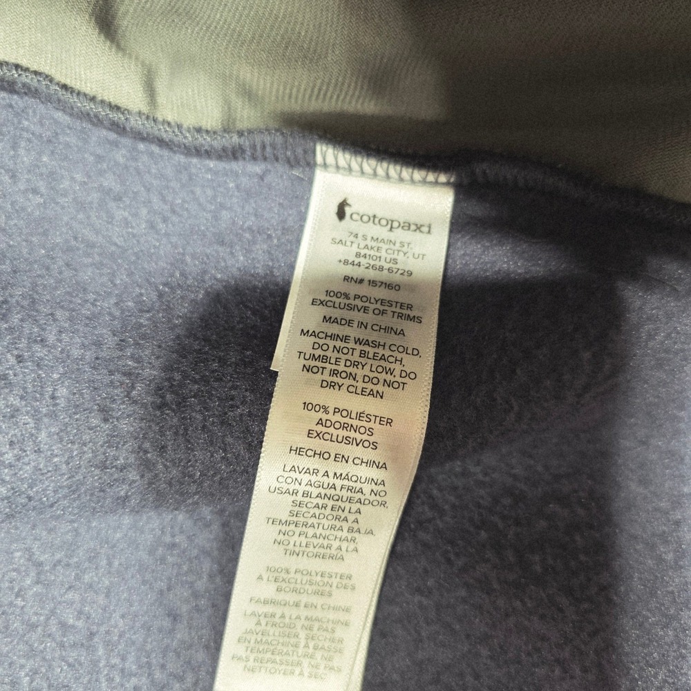 NEW Cotopaxi Women's XXS Teca Fleece Hooded Full-Zip Jacket Saturn Colorblock - Picture 8 of 10